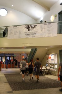 Thank-you banner hangs in Alpert JCC lobby